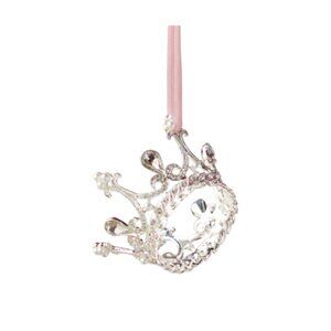 Silver Crown Ornament